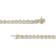 10K Yellow Gold Over Sterling Silver 1.0 Ctw Diamond Heart Tennis Bracelet