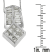 14K White Gold 1 1/2ctw Princess and Baguette Cut Diamond Multi-shape
Pendant Necklace