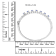 14K White Gold 5 MM Oval Blue Tanzanite and .25ctw Diamond Bangle (H-I
Color, VS2-SI1 Clarity)