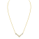 14K Two-tone Gold 1/4ctw Princess Cut Diamond “V” Shape Necklace (H-I
Color, SI2-I1 Clarity)