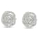 10KT White Gold Diamond Flower Stud Earring (1/2 cttw, I-J Color, I1-I2 Clarity)