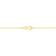 10K Yellow Gold 1/5ctw Princess Cut Diamond 3 Stone 18" Pendant
Chain(H-I Color, SI2-I1 Clarity)