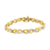 10K Yellow Gold 1.0ctw Round-Cut Diamond Infinite Love Bracelet