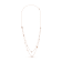 18K Rose Gold 1/2 Cttw Diamond and Freshwater Pearl Double Strand
Station Necklace