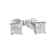 0.60ctw Diamond 10K White Gold Stud Earrings