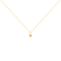 14K Yellow Gold Over Sterling 1/5ctw Diamond Solitaire Pendant
w\chain(K-L Color, I2-I3 Clarity)