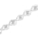 Sterling Silver 1/2ct TDW Rose-cut Diamond Link Bracelet (I-J, I3-Promo)
- 7"