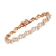 10K Rose Gold Over Sterling Silver .25ctw Prong Set Round Diamond
"S" Link Bracelet