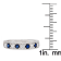 10k White Gold Sapphire and White Sapphire Vintage Style Anniversary
Wedding Band