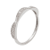 10k White Gold Contoured Diamond Wedding Band (1/7 cttw, H-I Color,I1-I2 Clarity)