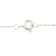 10k White Gold Oval Citrine and Diamond Halo Pendant With Chain