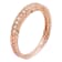 10k Rose Gold Vintage-Style Engraved Diamond Wedding Band 1/5 cttw, H-I, I1-I2