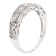 10k White Gold Vintage-Style Diamond Anniversary Band (0.08 cttw, H-I, I1-I2)