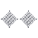 10K White Gold .25ctw Diamond Stud Earrings