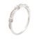 10k White Gold Contoured Diamond Wedding Band (1/6 cttw, H-I Color,
I1-I2 Clarity)