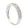 10k White Gold Milgrain Diamond Wedding Anniversary Band (1/5 cttw, H-I, I1-I2)