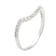 10k White Gold Curved Diamond Wedding Band (1/5 cttw, H-I Color, I1-I2 Clarity)
