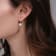 14K Gold 8mm AAA Freshwater Pearl Drop Leverback Earrings