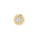 FINEROCK 14K Yellow Gold Round Diamond Stud Earring (0.05 Carat) (Single
Piece) (SI1-SI2 Clarity)