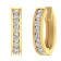 FINEROCK 14K Yellow Gold Hoop Huggies Channel Set Diamond Earrings
(SI2-I1 Clarity, 1/2 carat)