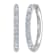 FINEROCK 1/4 Carat (ctw) Round White Diamond Ladies Hoop Earrings in 14K
White Gold