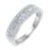 FINEROCK 1/2 ctw Baguette and Round Shape Diamond Wedding Band Ring in
10K White Gold