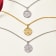 Saint Michael Stainless Steel Diamond Medal