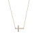 1/20ct TDW Diamond Religious Cross Pendant Necklace in 10k Yellow Gold