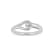 Interlocking Fashion Ring in Silver