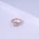 1/2ct TDW Diamond Cluster Engagement Ring in 10k Rose Gold