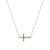 1/20ct TDW Diamond Religious Cross Pendant Necklace in 10k Yellow Gold