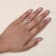 1/8ct TDW Diamond Princess Crown Fashion Ring in 10k White Gold