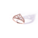 1/4ct TDW Diamond Crown Ring for Her in 10k Rose Gold