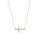 1/20ct TDW Diamond Religious Cross Pendant Necklace in 10k Yellow Gold