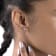 GEMistry Set of 2 Sterling Silver Round Amethyst Gemstone Stud Earring