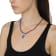 GEMistry Beaded Pendant Necklace in Sterling Silver