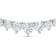 18K White Gold Riviera Lab Grown Diamond 16 Inch Graduated Necklace