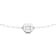 14K White Gold Lab Grown Diamond by the Yard 17 Inch Necklace With 2
Inch Extender