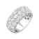 3 Row Lab Grown Diamond Bombay Pavé Band
