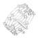 14K White Gold 5 Row Lab Grown Diamond by the Yard Bracelet