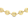 18K Yellow Gold Opera Length Bezel Lab Grown Diamond 34 Inch Strand Necklace