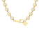 18K Yellow Gold Opera Length Bezel Lab Grown Diamond 34 Inch Strand Necklace