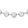 14K White Gold Lab Grown Diamond by the Yard 20 Inch Station Necklace