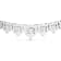 18K White Gold Riviera Lab Grown Diamond 16 Inch Graduated Necklace
