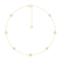 14K Yellow Gold 7 Stone Lab Grown Diamond by the Yard 16 Inch Station
Necklace With 2 Inch Extender