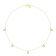 14K Yellow Gold 5 Stone Pear Shape Lab Grown Diamond by the Yard 16 Inch
Drop Necklace