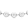 14K White Gold Lab Grown Diamond by the Yard 15 Inch Necklace