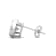 14K Gold Lab Grown Diamond Bezel Stud Earrings 2.0ctw