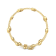 14K Yellow Gold 3 Row Lab Grown Diamond by the Yard Bracelet