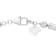 14K White Gold Round and Baguette Lab Grown Diamond Choker Style 18 Inch Necklace